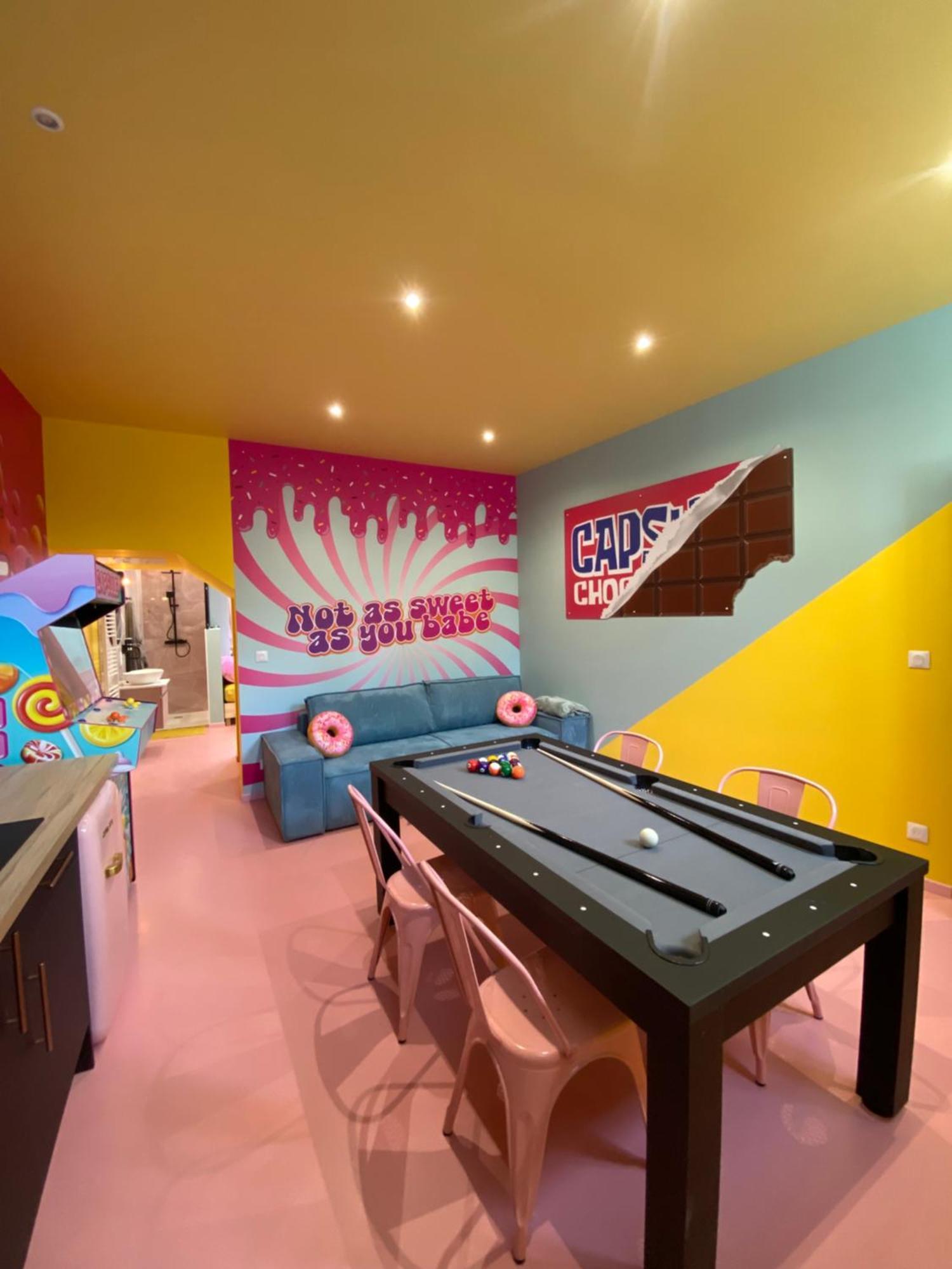 Capsule Bonbon - Balneo - Sauna - Billard - Nintendo Switch Дуе Екстер'єр фото