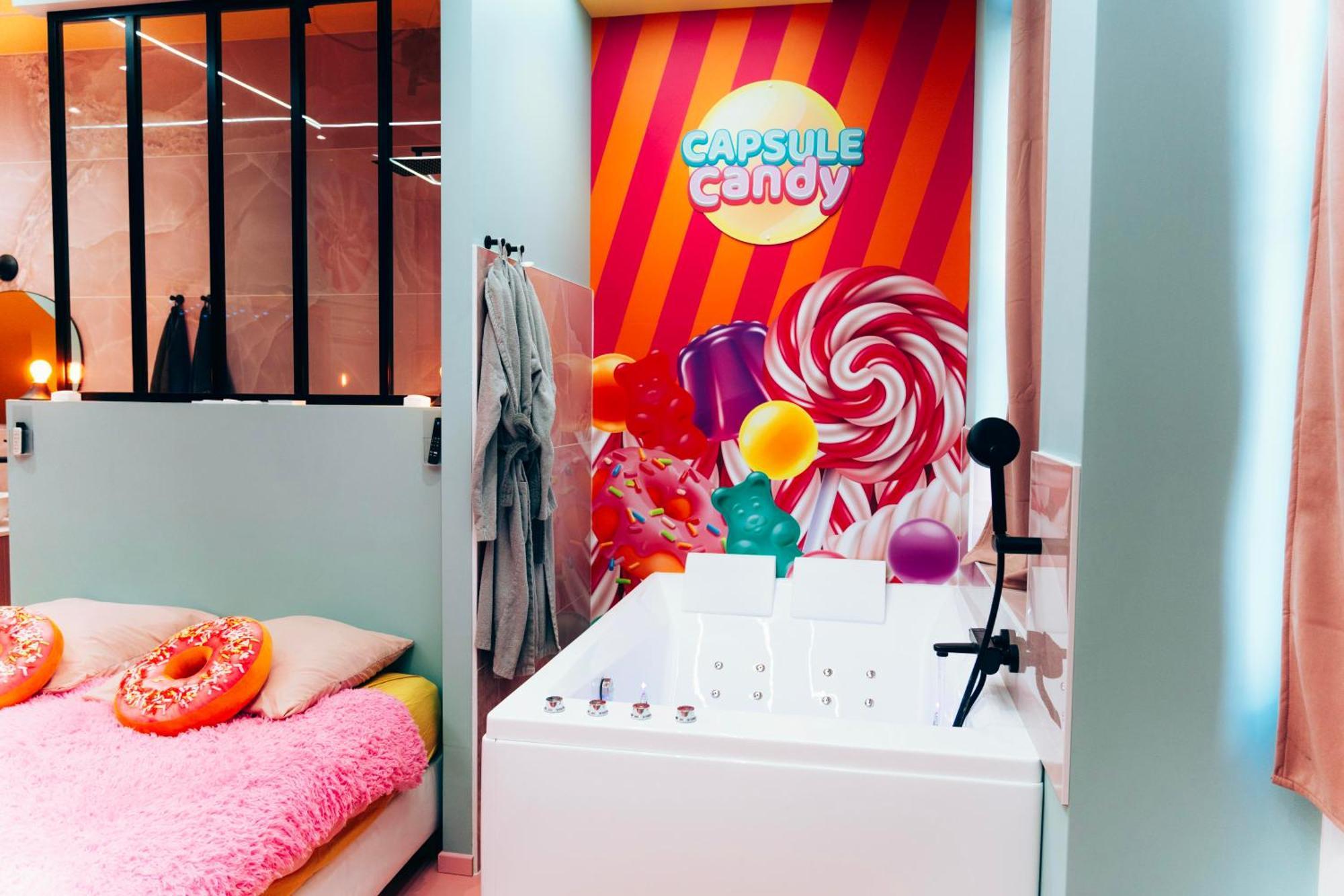Capsule Bonbon - Balneo - Sauna - Billard - Nintendo Switch Дуе Екстер'єр фото