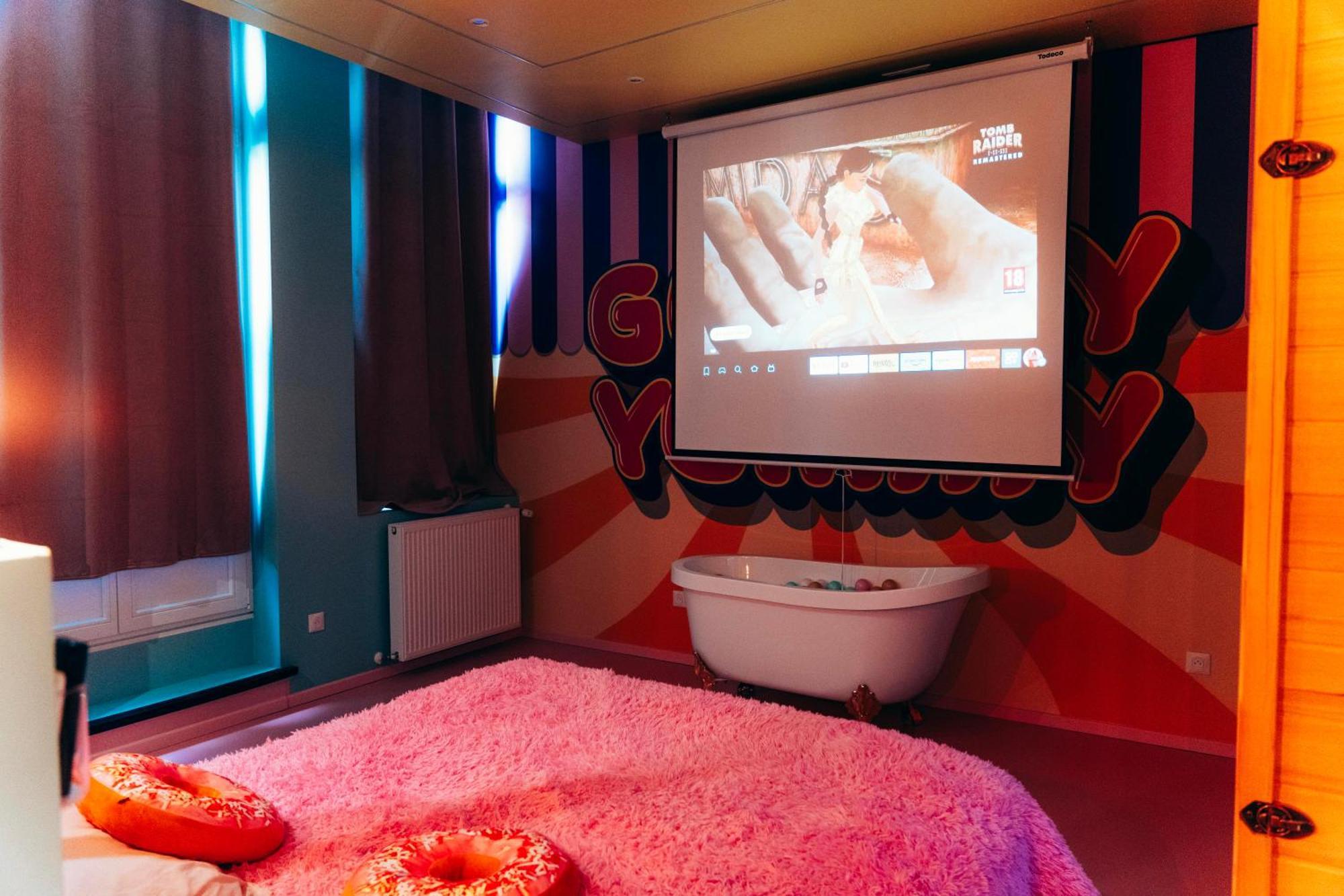 Capsule Bonbon - Balneo - Sauna - Billard - Nintendo Switch Дуе Екстер'єр фото