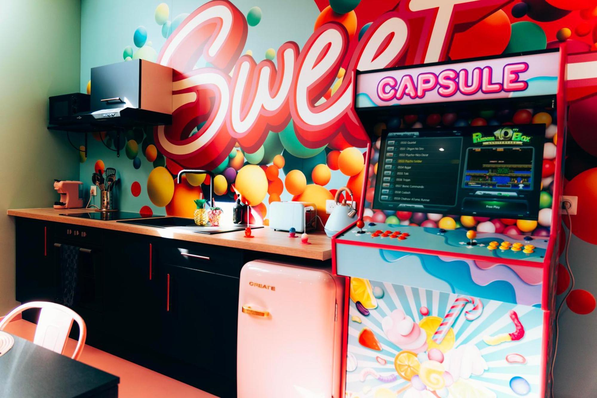 Capsule Bonbon - Balneo - Sauna - Billard - Nintendo Switch Дуе Екстер'єр фото
